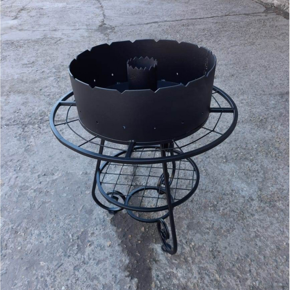 Круглий мангал на 16 шампурів