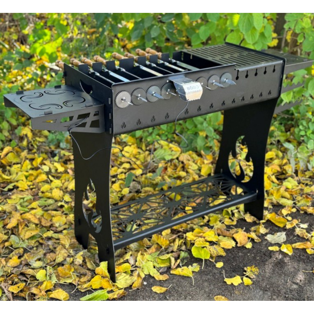 Мангал 3 - 4 мм на 13 шампурів АВТОМАТИЧНИЙ