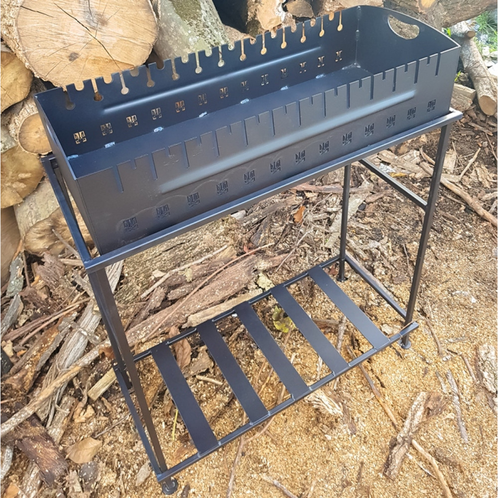 Мангал 3 - 4 мм на 8 або 10 або 12 шампурів