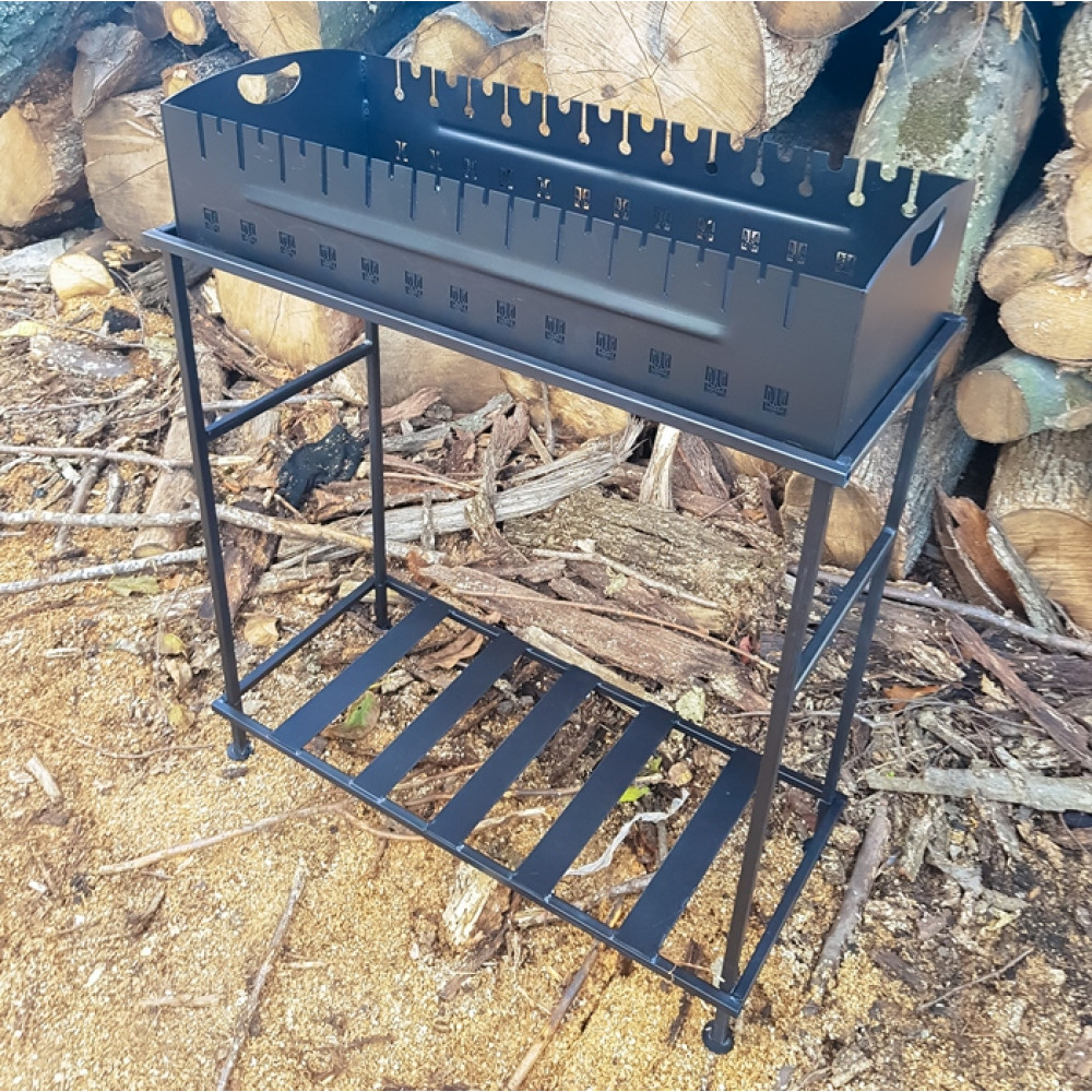 Мангал 3 - 4 мм на 8 або 10 або 12 шампурів