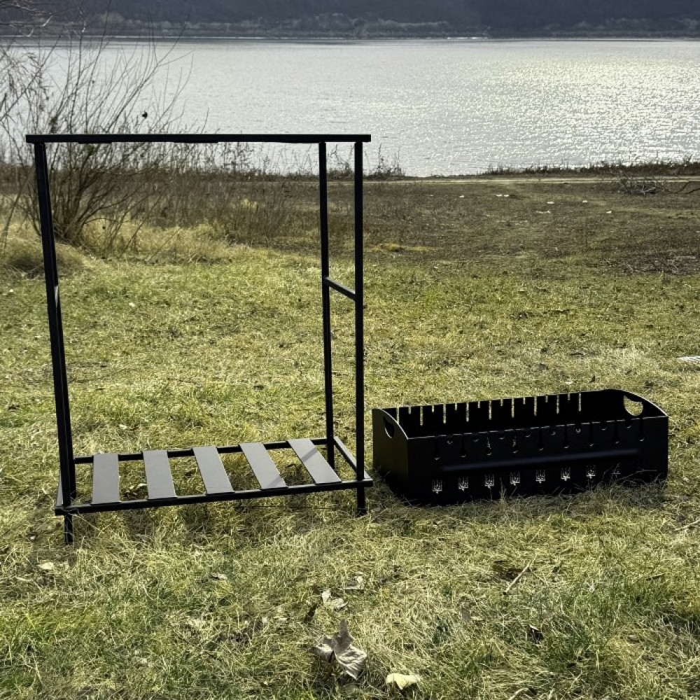 Мангал 3 - 4 мм на 8 або 10 або 12 шампурів