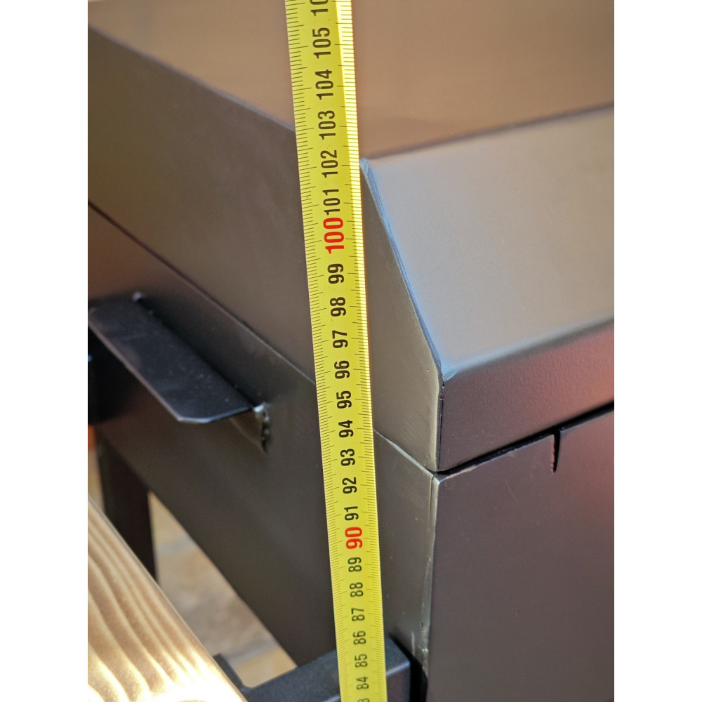 Мангал 3 мм з кришкою на 10 шампурів