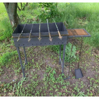 Мангал 3 мм на 10 шампурів розбірний