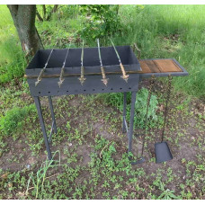 Мангал 3 мм на 10 шампурів розбірний