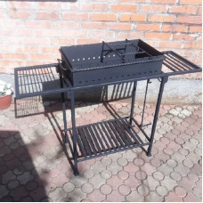 Мангал 3 мм на 10 шампурів  з підставкою під казан