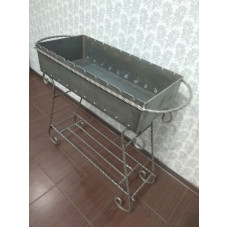 Мангал 3 мм на 10 шампурів зі зйомними ніжками