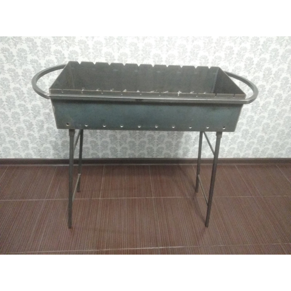 Мангал 3 мм на 10 шампурів, зйомні ніжки