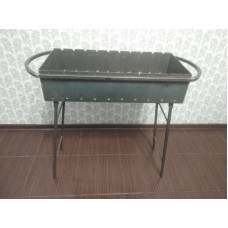 Мангал 3 мм на 10 шампурів, зйомні ніжки