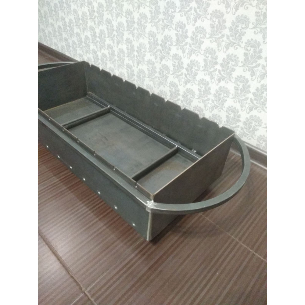 Мангал 3 мм на 10 шампурів, зйомні ніжки