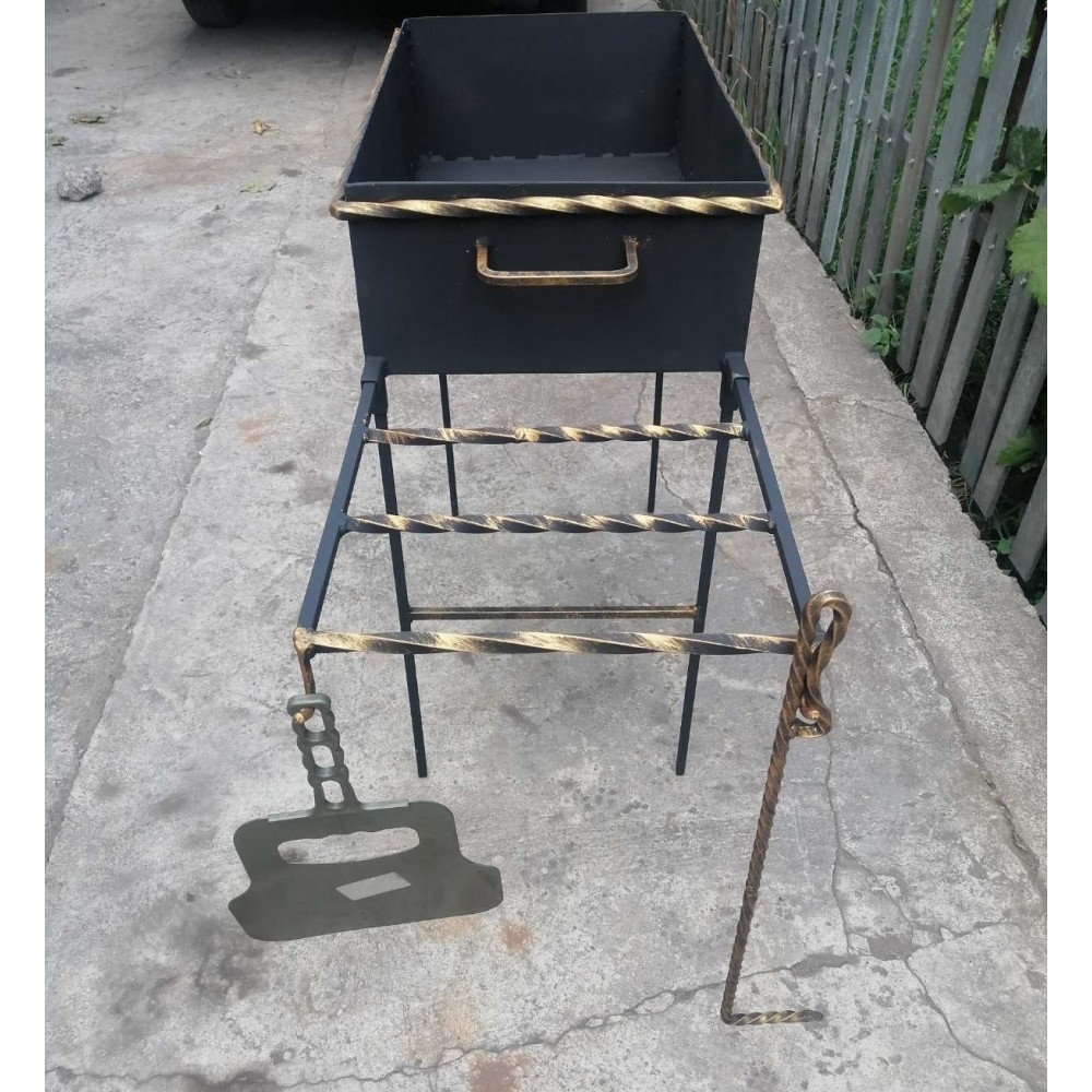 Мангал 3 мм на 10 шампурів