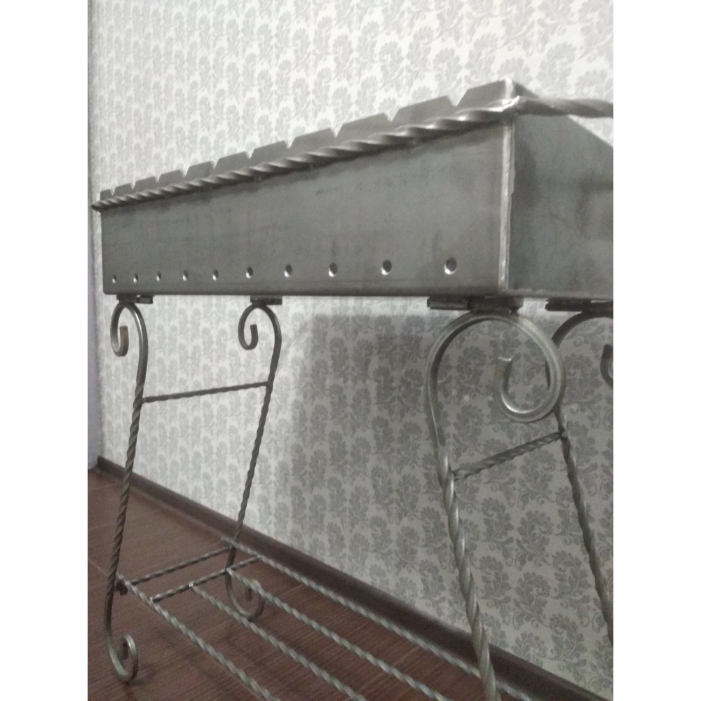 Мангал 3 мм на 10 шампурів зі зйомними ніжками