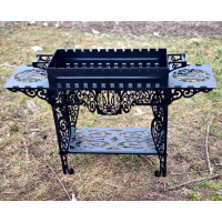 Мангал 3 мм на 12 шампурів ТРИЗУБ (розбірний)