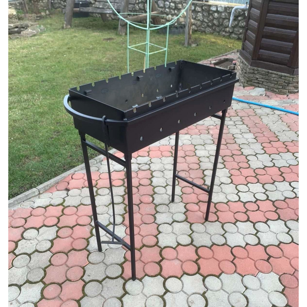 Мангал 3 мм на 9 шампурів (розбірний) + подарок