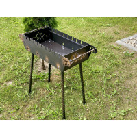 Мангал 3 мм на 9 шампурів зі зйомними ніжками