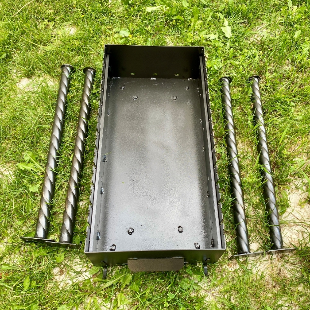 Мангал 3 мм на 9 шампурів зі зйомними ніжками