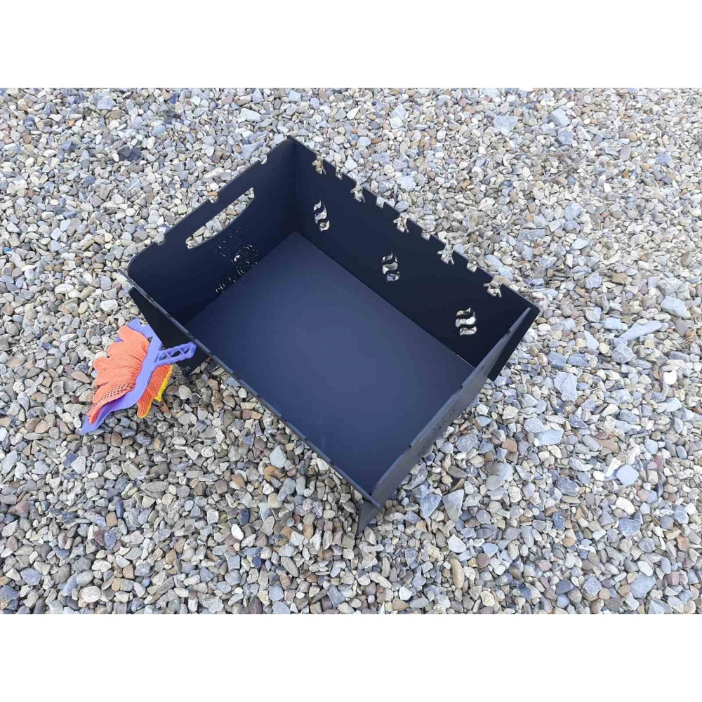 Мангал 3 мм разборной FLAME 2 на 7 шампуров 