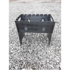 Розбірний портативний мангал FLAME на 7 шампурів 