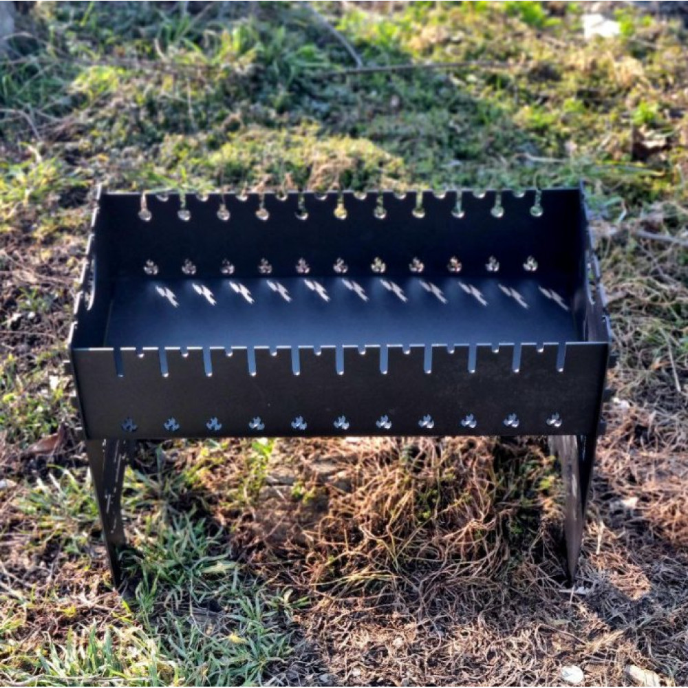 Мангал 3 мм розбірний на 10 шампурів СТАНДАРТ