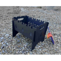 Мангал 3 мм разборной FLAME 2 на 7 шампуров 