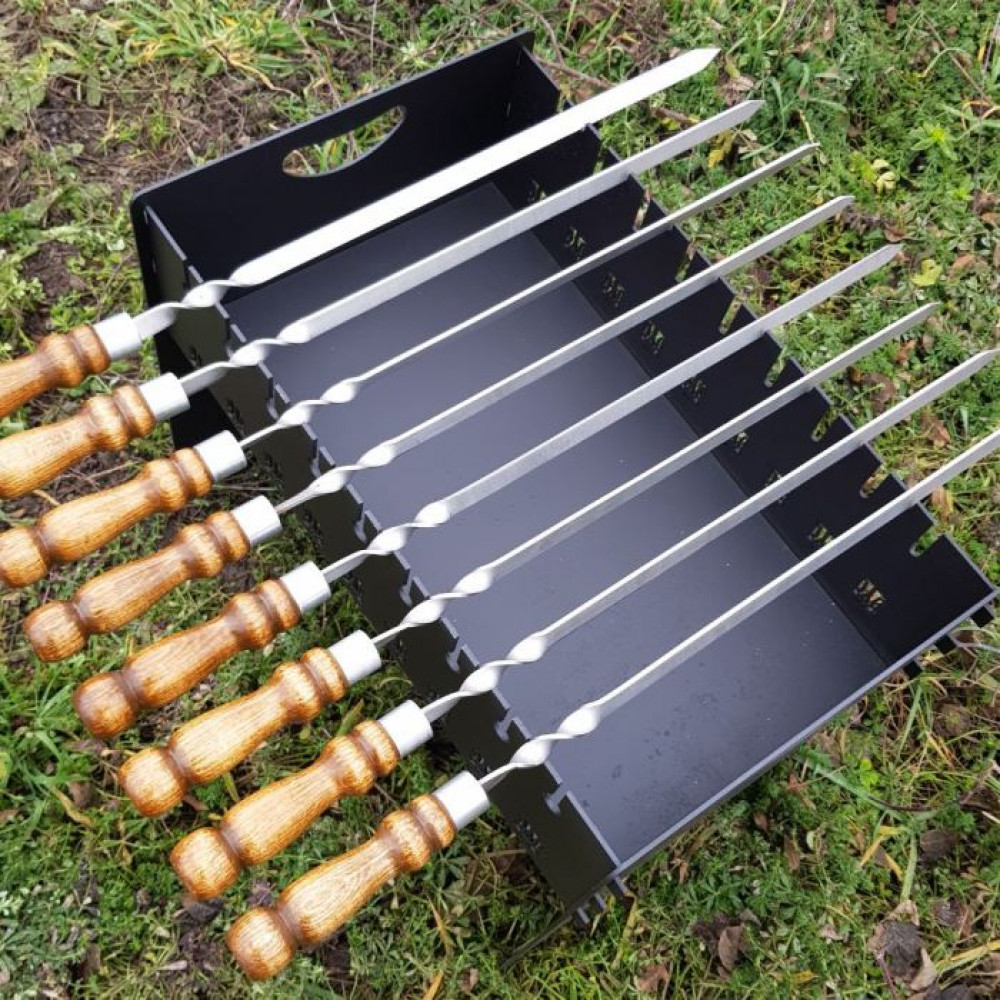 Мангал 3 мм розбірний на 10 шампурів СТАНДАРТ