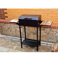 Мангал 3 мм з кришкою на 10 шампурів