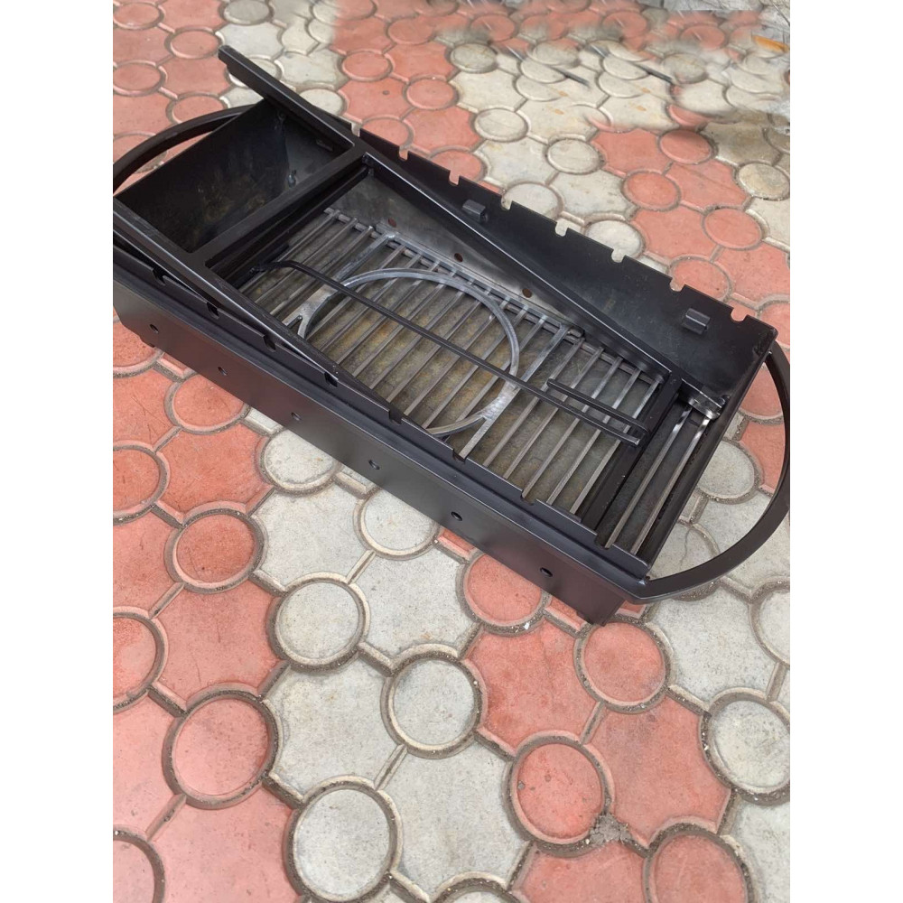 Мангал 3 мм с подставкой под казан и решеткой-гриль