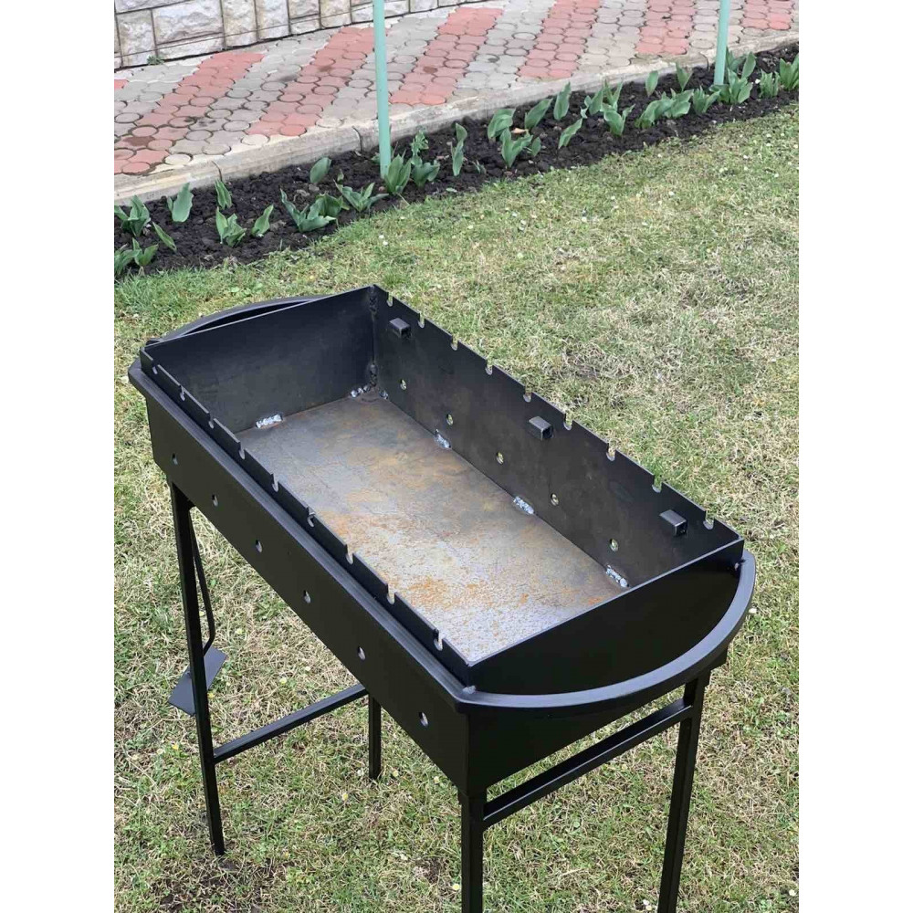 Мангал 3 мм с подставкой под казан и решеткой-гриль