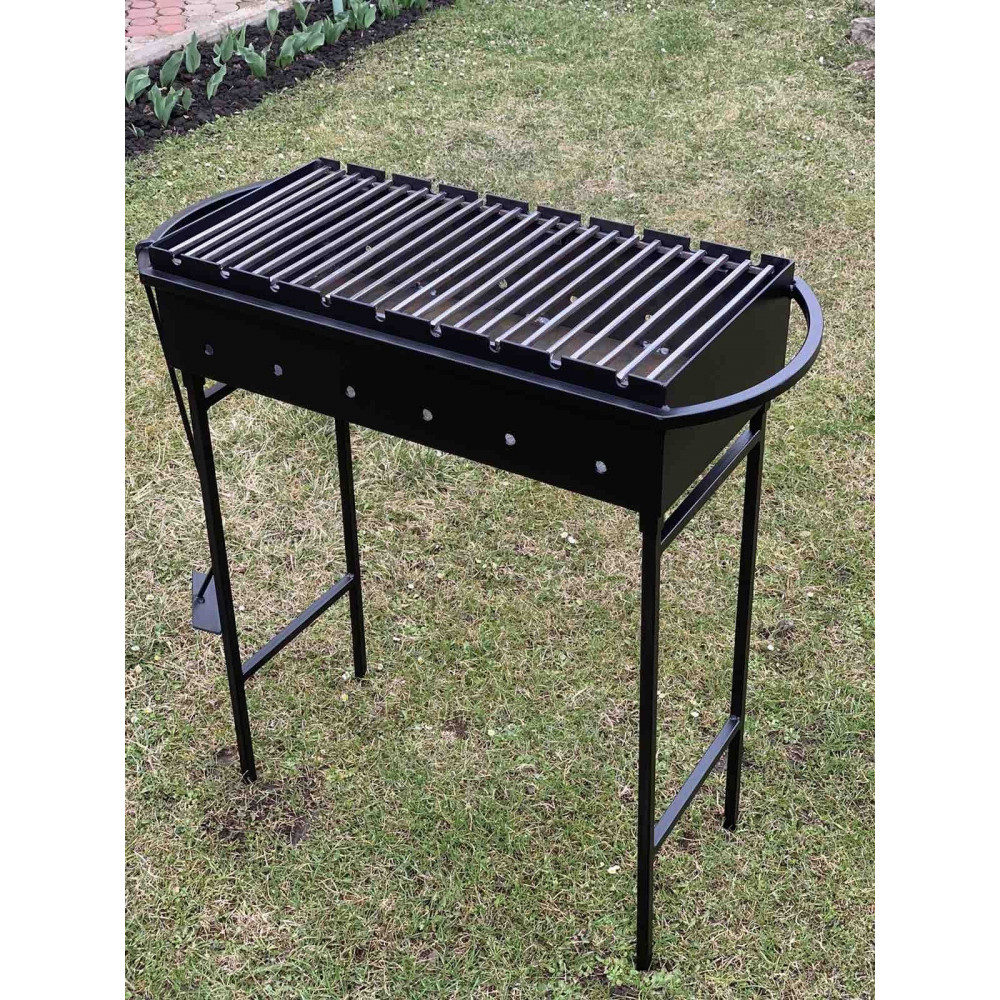 Мангал 3 мм с подставкой под казан и решеткой-гриль