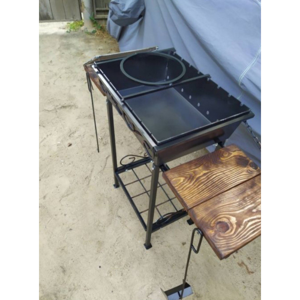 Мангал 3 мм стаціонарно-розбірний + ПОДАРУНОК