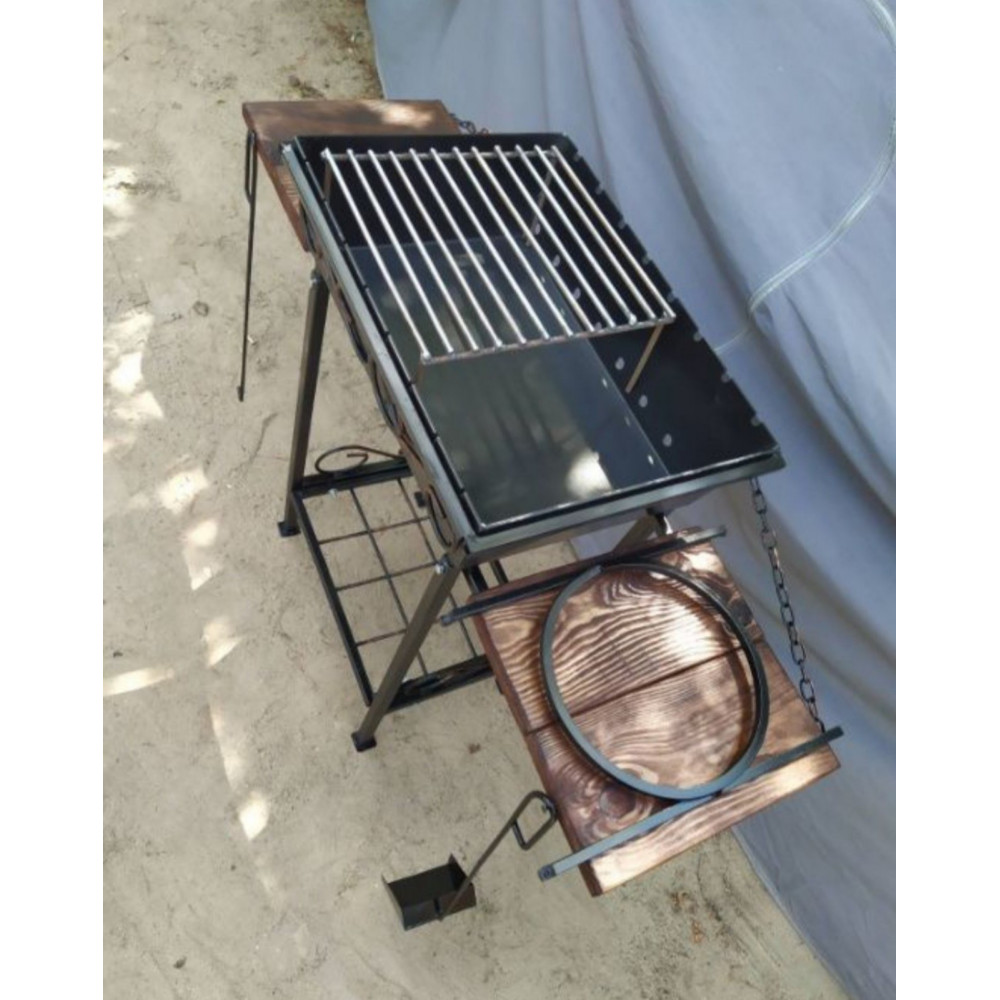 Мангал 3 мм стаціонарно-розбірний + ПОДАРУНОК