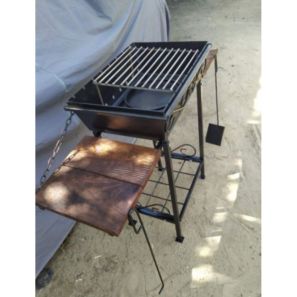 Мангал 3 мм стаціонарно-розбірний + ПОДАРУНОК