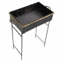 Мангал 4 мм на 10 шампурів зі зйомними ніжками та столиком