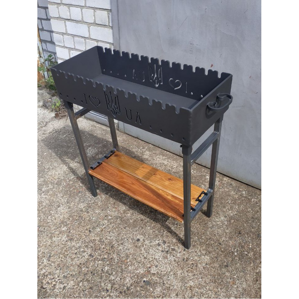 Мангал 4 мм на 10 шампурів