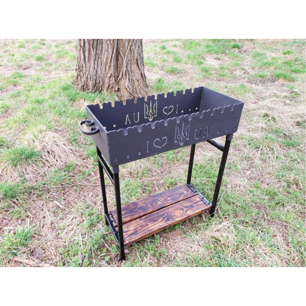 Мангал 4 мм на 10 шампурів