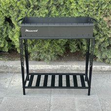 Мангал 4 мм на 12 шампурів з розбірною дровницею