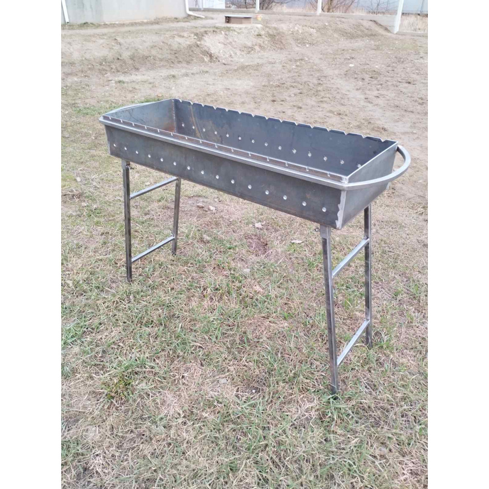 Мангал 4 мм на 15 шампурів