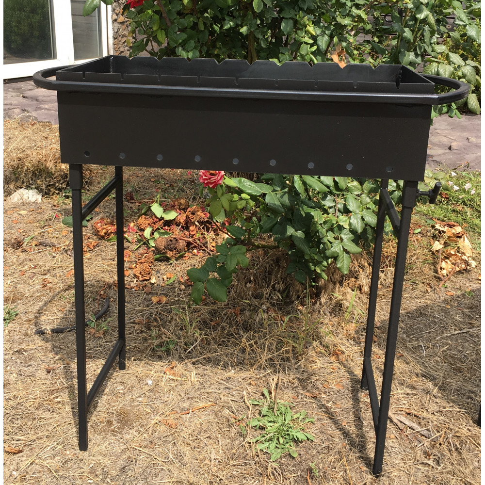 Мангал 4 мм на 9 шампурів