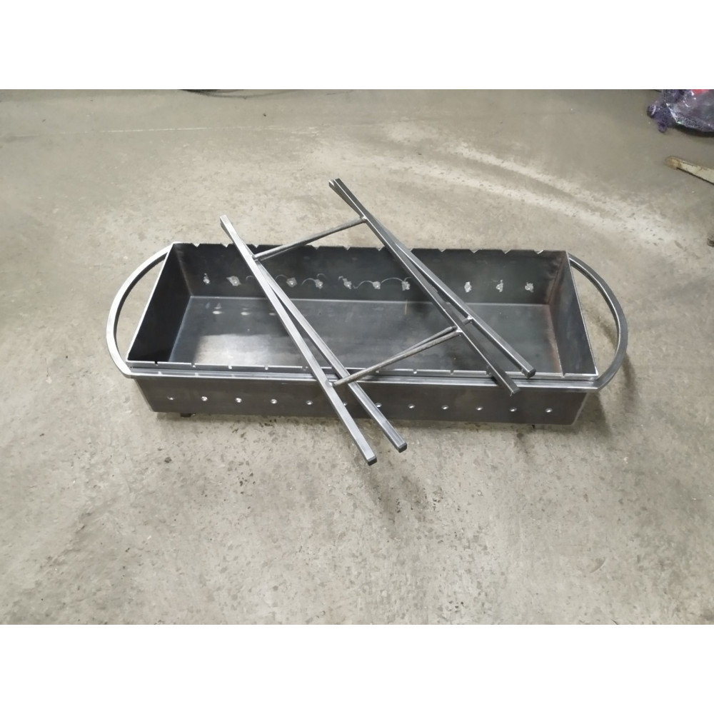 Мангал 3 мм усиленый на 12 шампуров