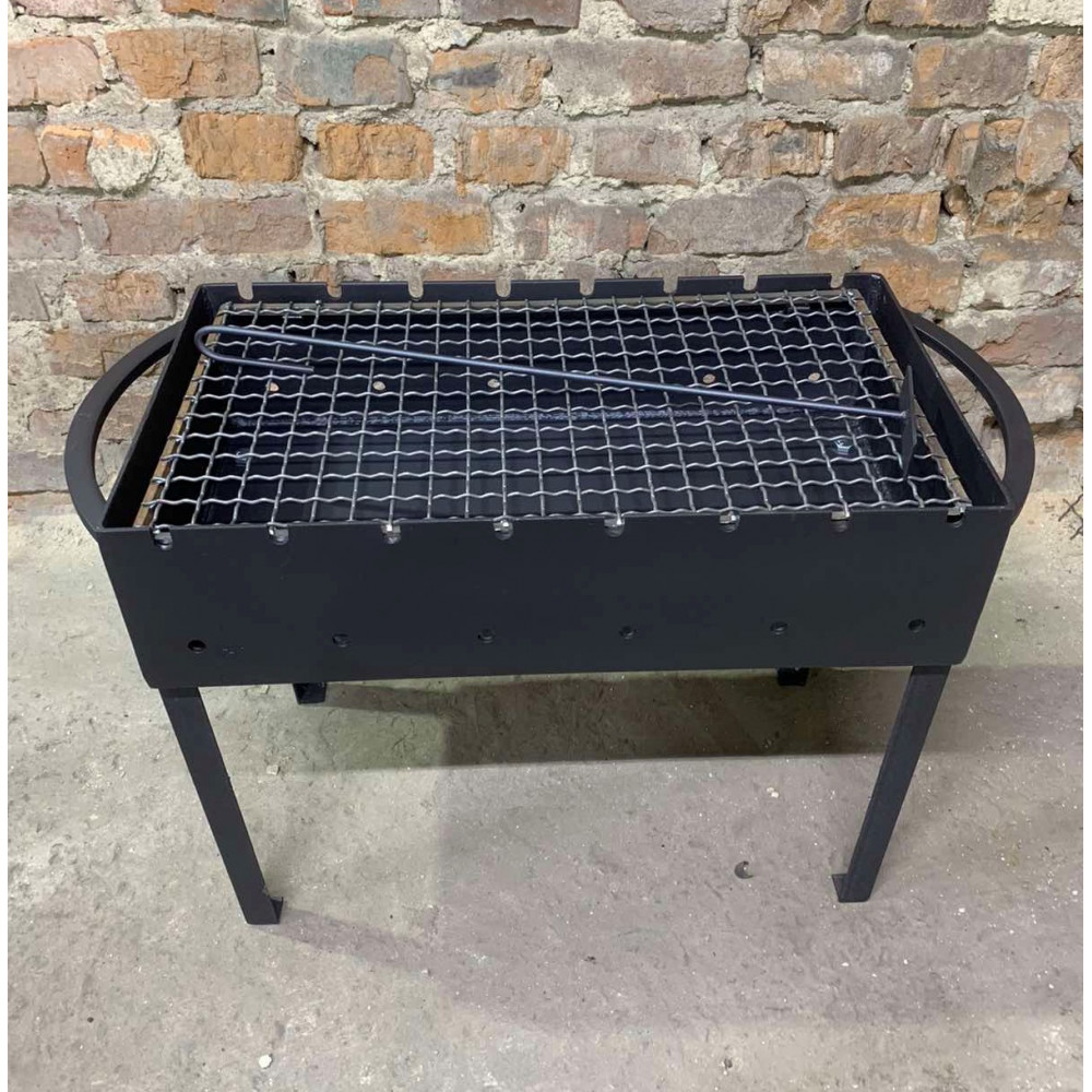 Мангал 4 мм розбірний з решіткою-гриль