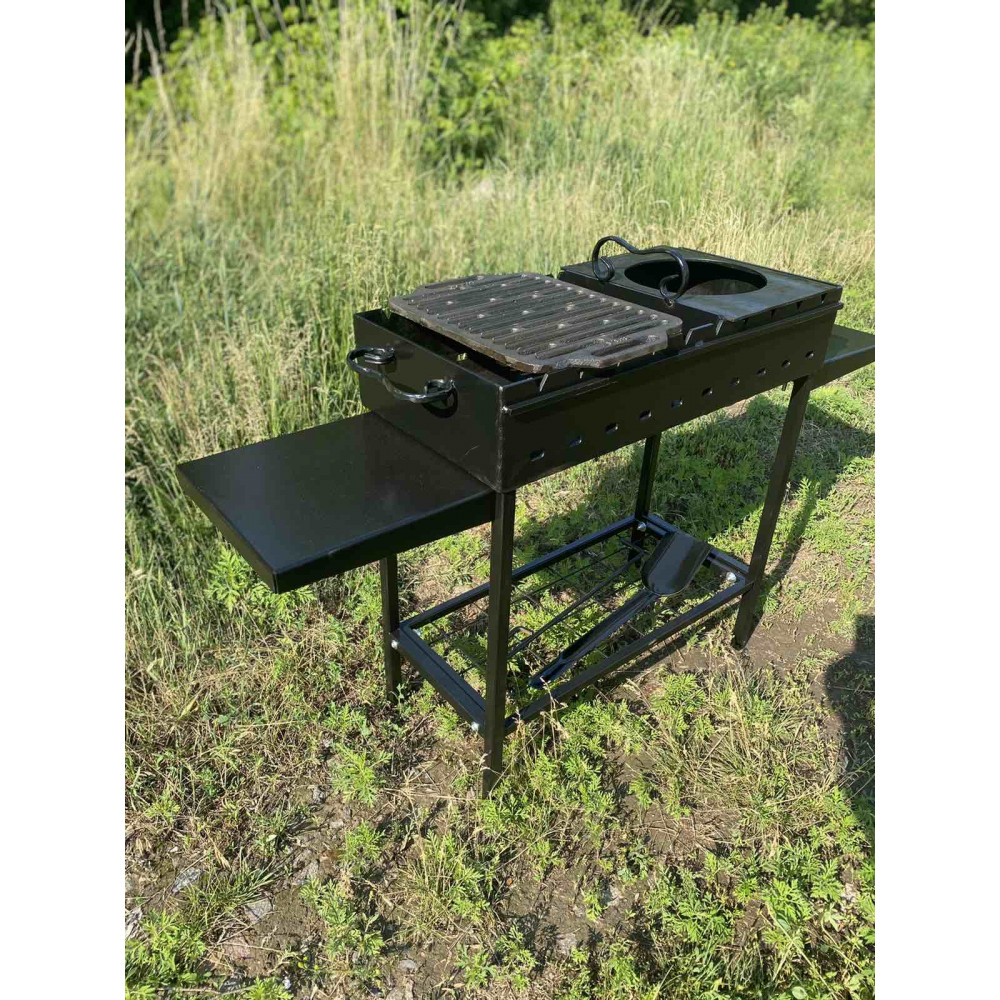 Мангал 5 мм з решіткою та підставкою під казан