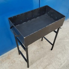 Мангал 5 мм на 11 шампурів на зйомних ніжках