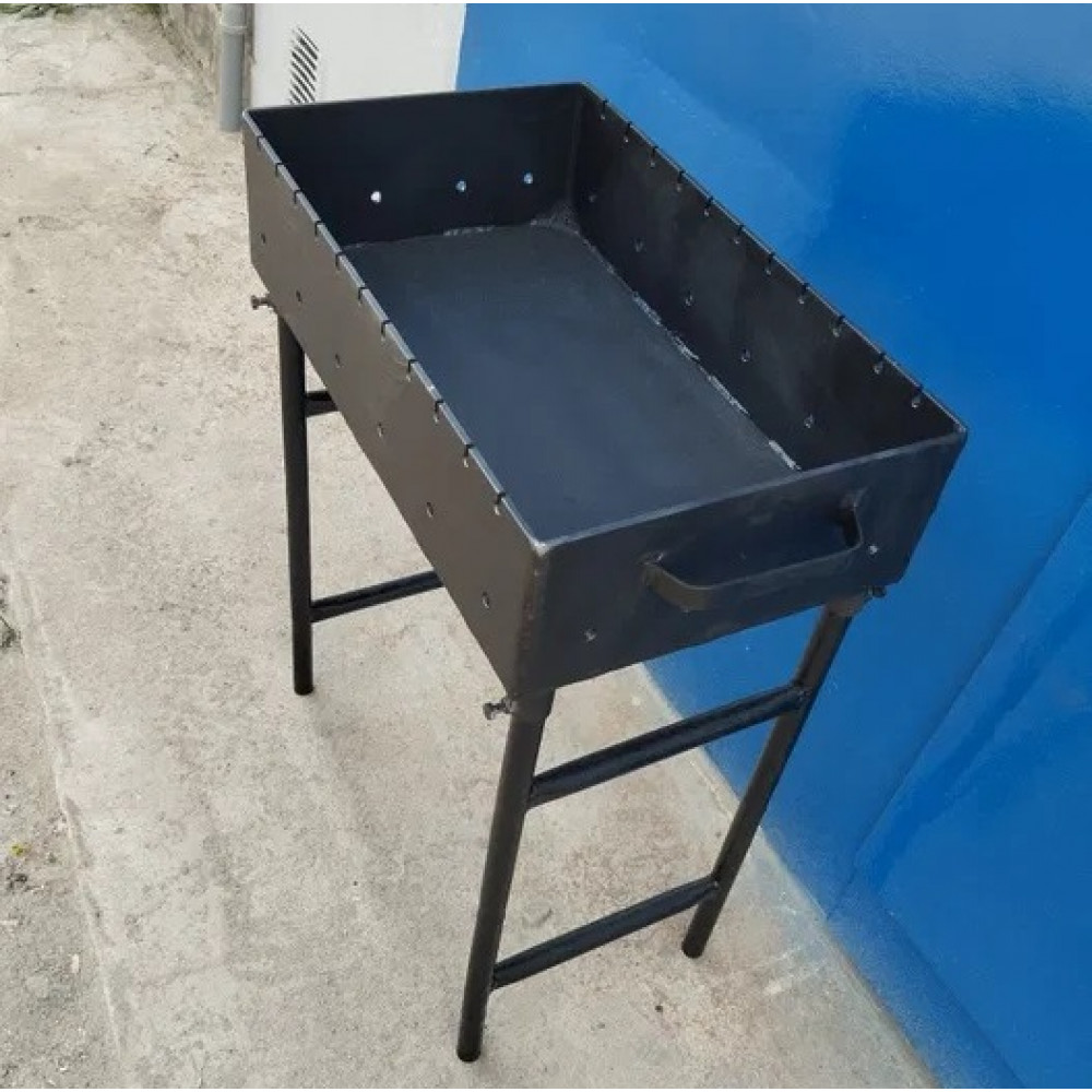 Мангал 5 мм на 11 шампурів на зйомних ніжках