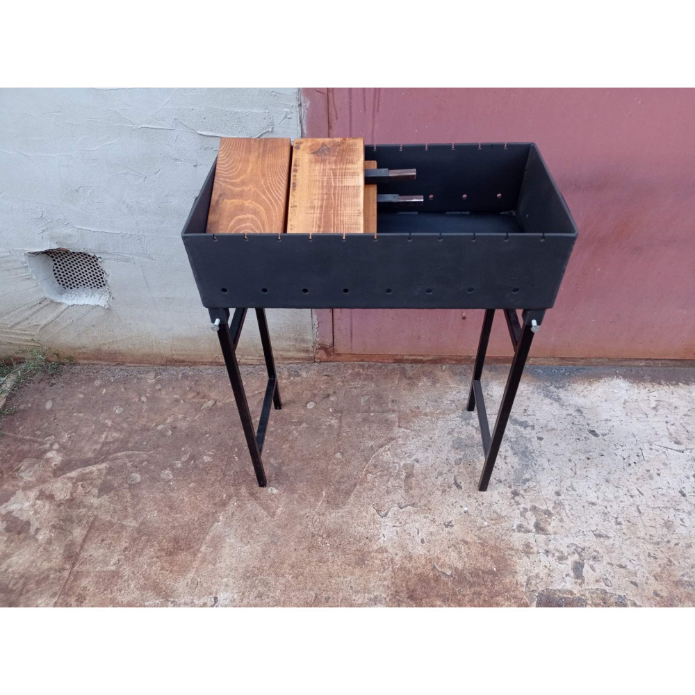 Мангал 5 мм на 11 шампурів розбірний