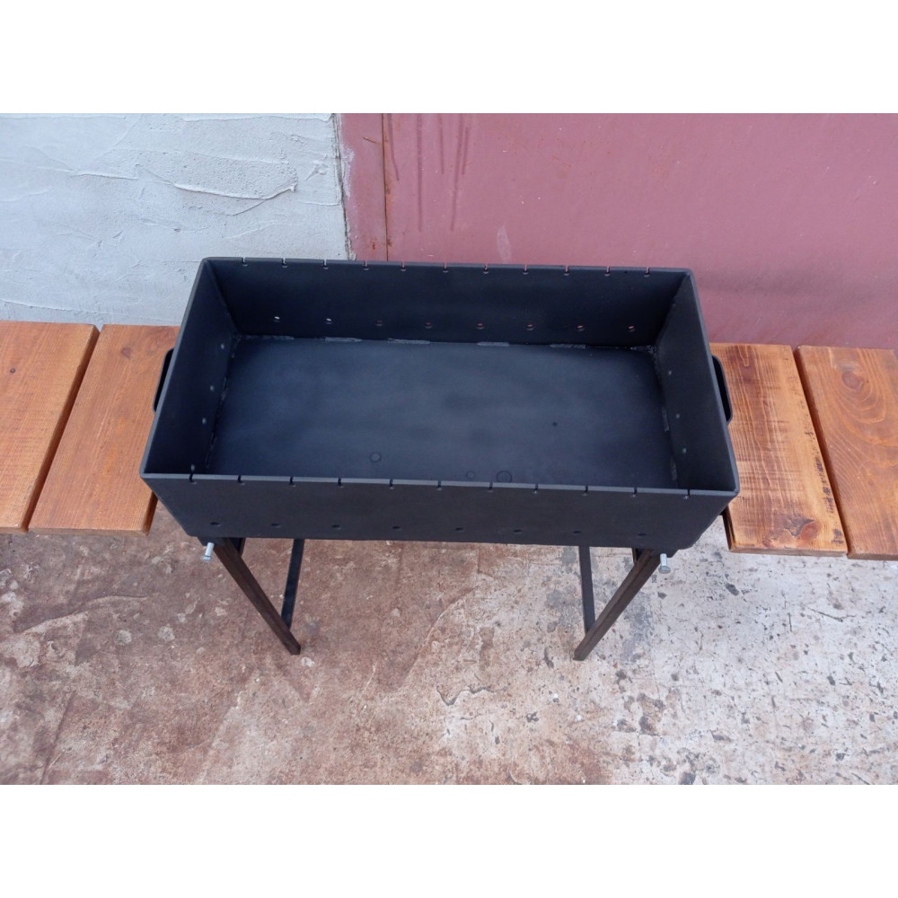 Мангал 5 мм на 11 шампурів розбірний