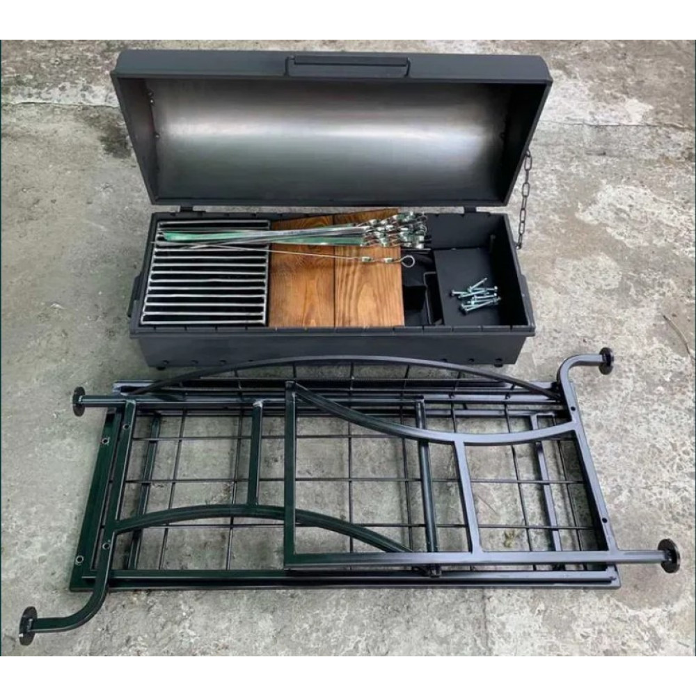 Мангал 5 мм на 13 шампурів