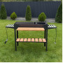 Мангал 5 мм на 13 шампурів з решіткою та підставкою