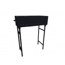 Мангал 5 мм на 15 шампурів на зйомних ніжках