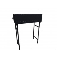 Мангал 6 мм на 15 шампуров на съемных ножках