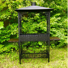 Мангал SIRIUS MAX на 13 шампурів з підставкою під казан, 7 мм.