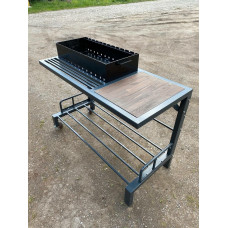 Мангал Лофт 4 мм на 12 шампурів (розбірний)